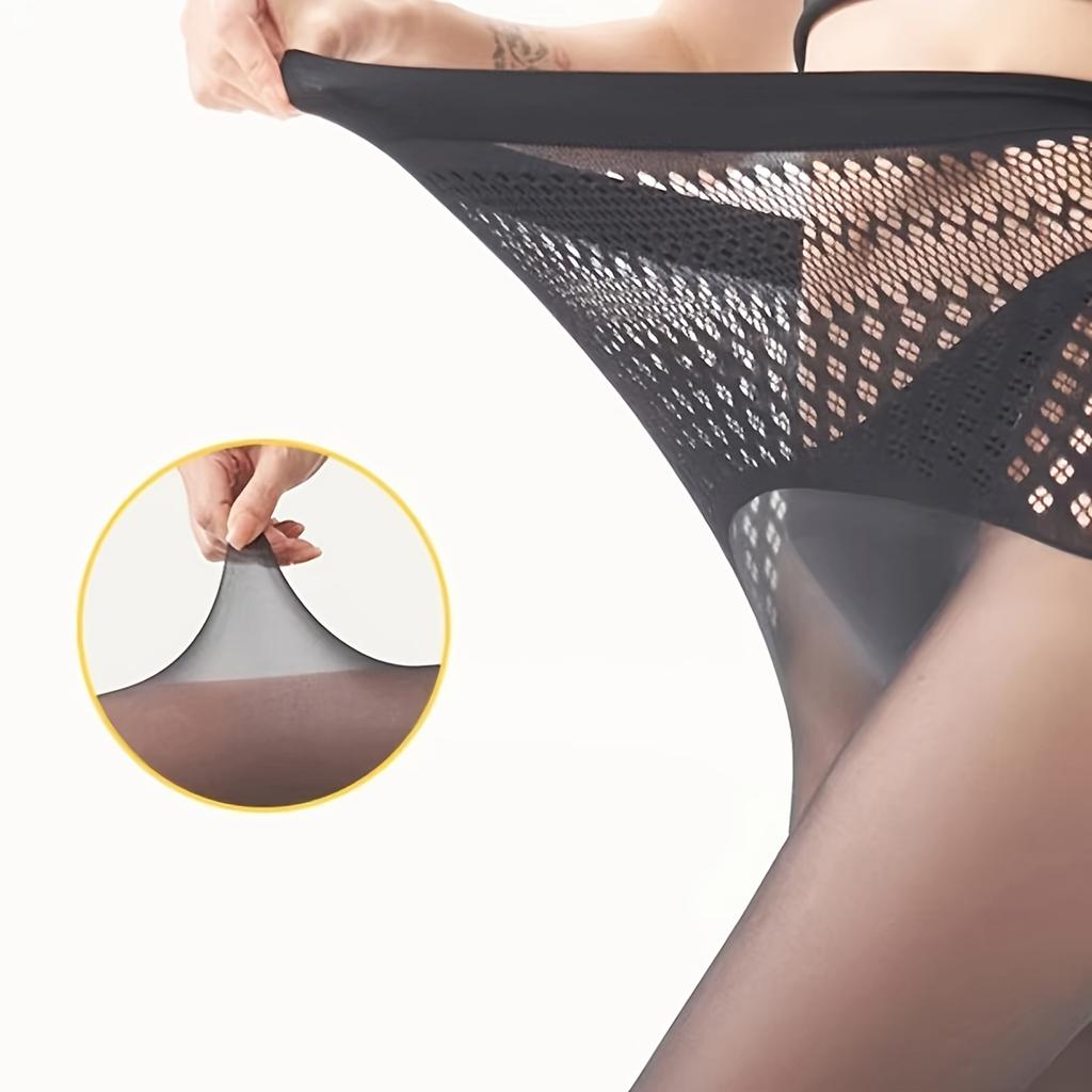 [2-Pack] 1D Ultra-Thin Sexy Women'S Stockings,Exclusive Open-Back Design,Breathable And Comfortable,No Stuffy Feeling,Plus Size
