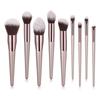 4/9/10/14PCS Makeup Brushes Champagne Gold Handle Foundation Concealer Blush Brush Eyeshadow Eyebrow Brush Beauty Tools