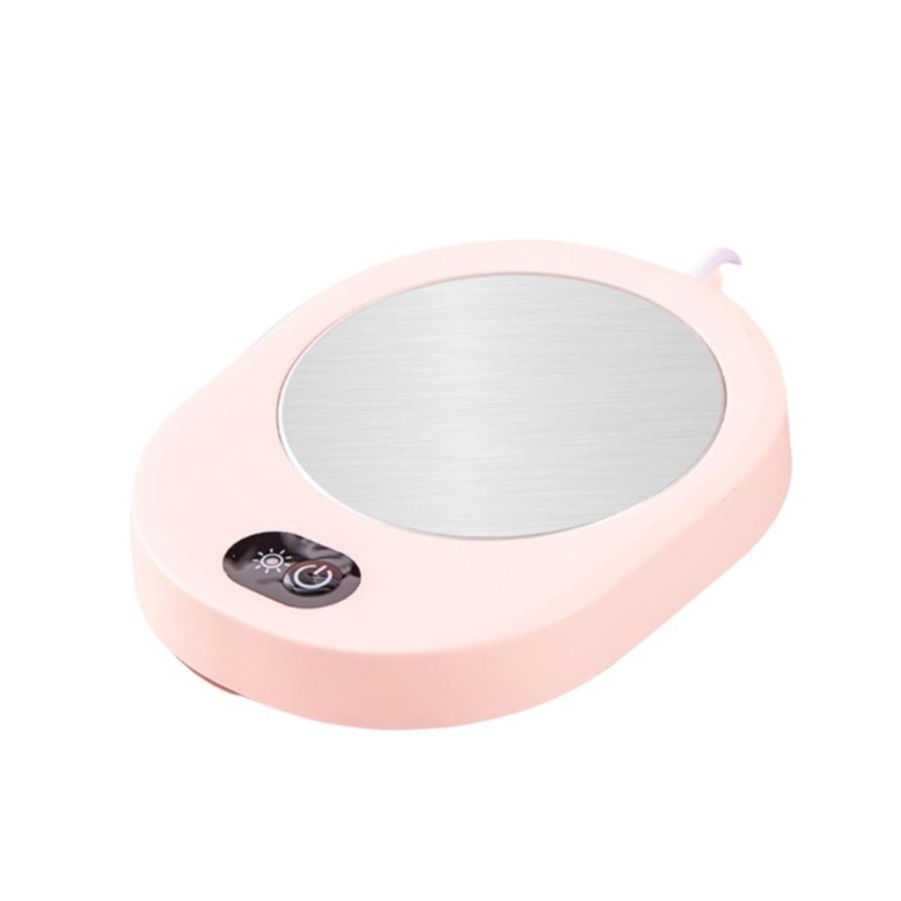 Oval Shaped Thermostatic Coaster Intelligent Electric Heating Cup Pad  Winter