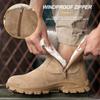 Scarpe di Sicurezza Uomo Stivali da Neve Caldi Invernali Stivali da Lavoro Maschili Anti-Schiacciamento Punta in Acciaio Scarpe di Sicurezza Uomo Scarpe da Lavoro Stivali da Saldatore Anti-Scintilla