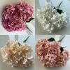 Hydrangea Flower Bouquet With Embroidered Ball Handles For Wedding And Hotel Decor