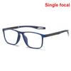 New Trendy TR90 Pochromic Multifocal Reading Glasses 3 in 1 Outdoor Bifocal Sunglasses Sports Anti Blue Near Far Eyeglasses
