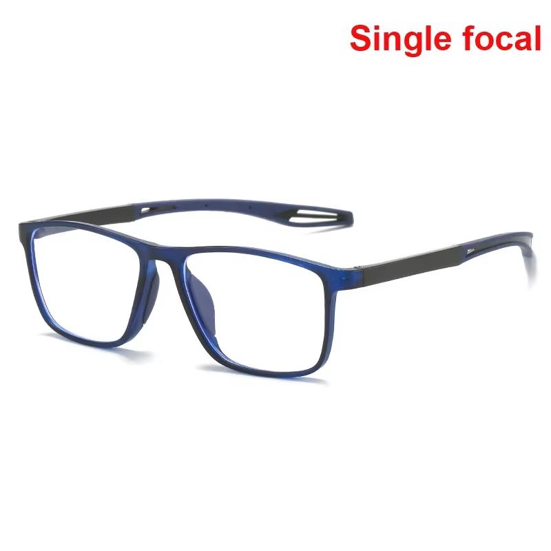 New Trendy TR90 Pochromic Multifocal Reading Glasses 3 in 1 Outdoor Bifocal Sunglasses Sports Anti Blue Near Far Eyeglasses