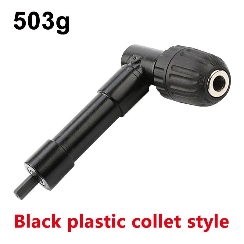 90 Degree Black Right Angle Electric Drill Corner Tool Aluminum Alloy Turning Tool Iron Chuck Adapter Narrow Space Drilling Tool