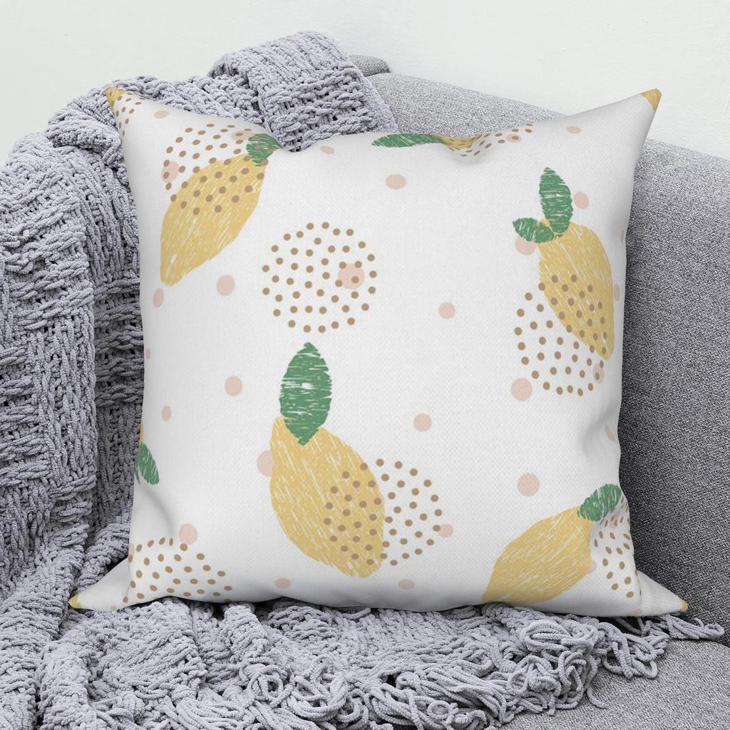 Bedroom Throw Pillow Sofa Decorative Pillowcase Home Decor Cute Tropical Fruit
