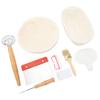 10.2in Round Dough Rising Proofing Basket Stainless Steel 8.7in Oval Cane Sourdough Basket