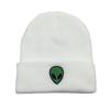 European and American New Alien Skull Embroidered Wool Knitted Hat Men's and Women's Autumn and Winter Thermal Hat Cold Hat