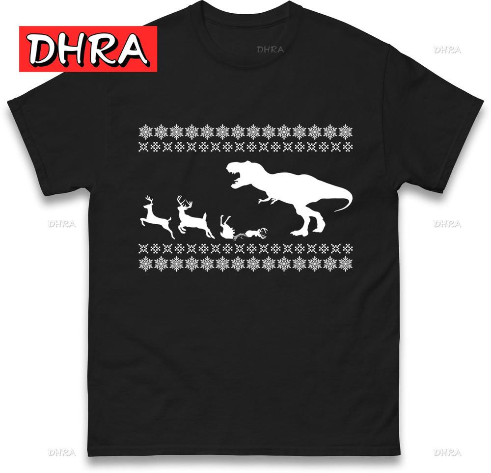 

Funny T-Rex Ugly Christmas T Shirt,Dinosaur Chasing Reindeer Unisex Tee,Xmas TopFunny Cool Sleek Cool Shirt Snug Romantic Clean 4XL