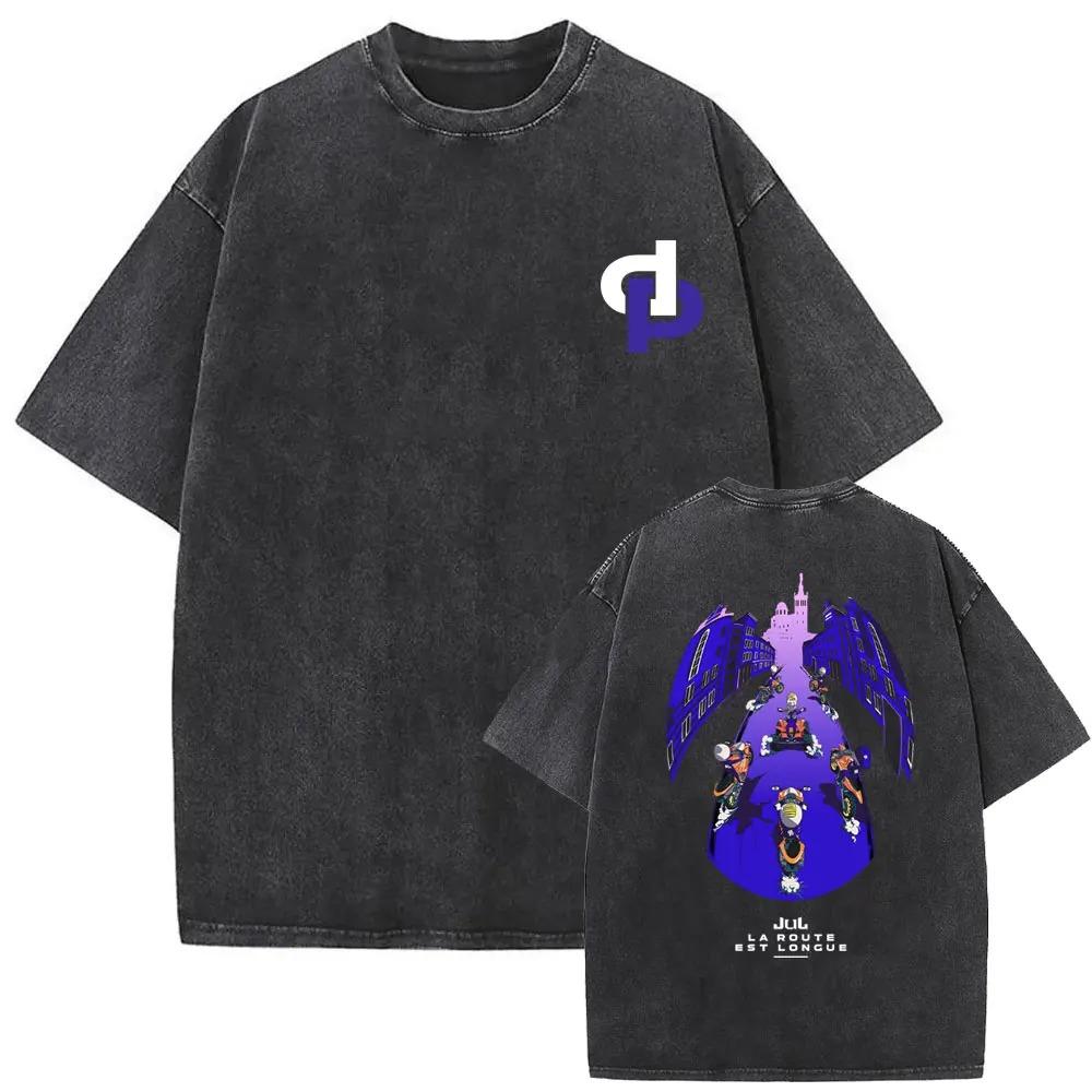 Love Jul 2026 Merch Washed Vintage T-shirt Men Women Fashion Rap Pop Music Streetwear Man Hip Hop Oversized Short Sleeve Tshirt