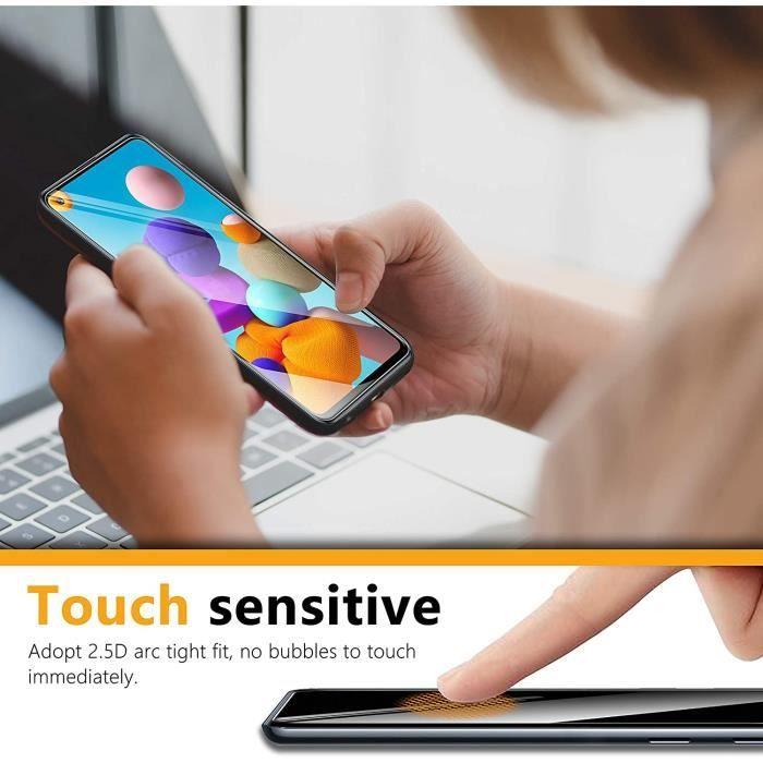 Protection Film - LittleMonkey - Samsung Galaxy A21s - Tempered Glass 9H - 3 Pieces - Scratch Resistant