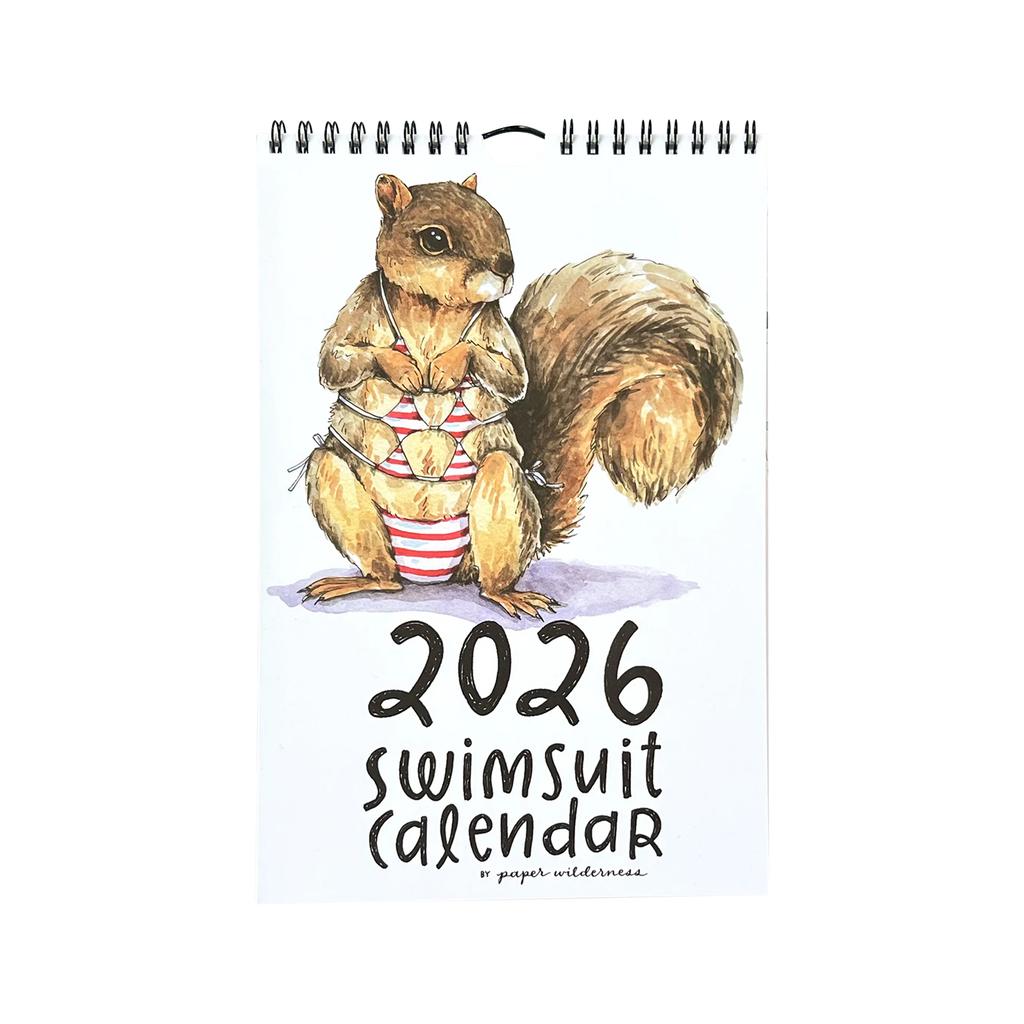 Creative Cute Animal Swimsuit Calendar Cute Animal Creative New Year's Calendar