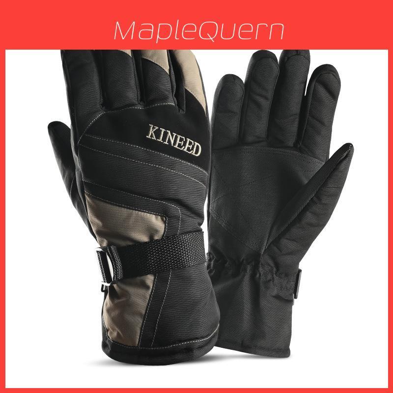 Winter Mens Waterproof Windproof Thermal Motorcycle Ski Snowboard Gloves For Ultimate Warmth