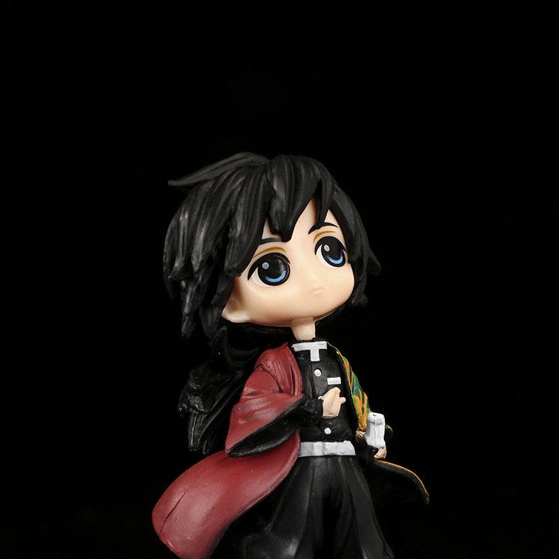 6pcs/set Doll Cake Decoration Demon Slayer Kimetsu No Yaiba Action Figures Toys Anime PVC Figurine Toy