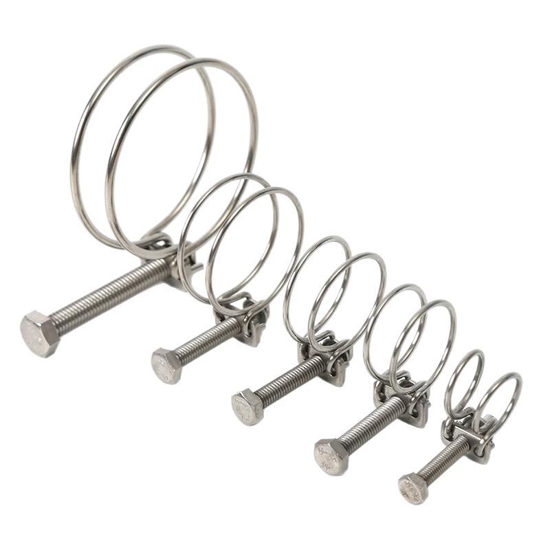 Q67250 Double Wire Hose Clamp for Dongfeng Commercial Vehicles