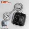 Tpu Car Key Case For Zeekr 001 009 X 007 Remote Protection Cover Bag Shell Keychain Key Ring Holder Fob Accessories