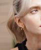 Bonbeau Merry Double Twist Hoop Earrings