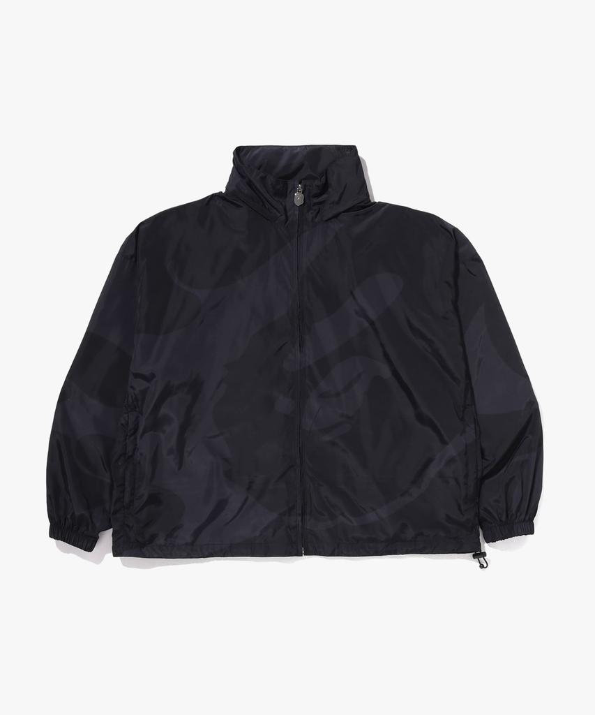Bape Abc Camo Nylon Hooded Jacket (M) Black