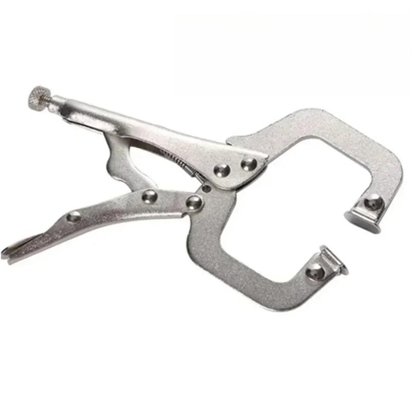 

6 Inch C Clamp Locking Welding Clamp Mini Alloy Locking Pliers Assorted Set for DIY Hand Repair Woodworking Tools