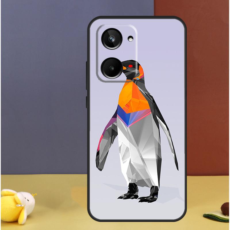 Cute Penguin For Realme GT7 GT6 15 Pro 10 11 12 13 14 Pro Plus C55 C71 C75 C67 C63 C61 C53 C35 C65 Case
