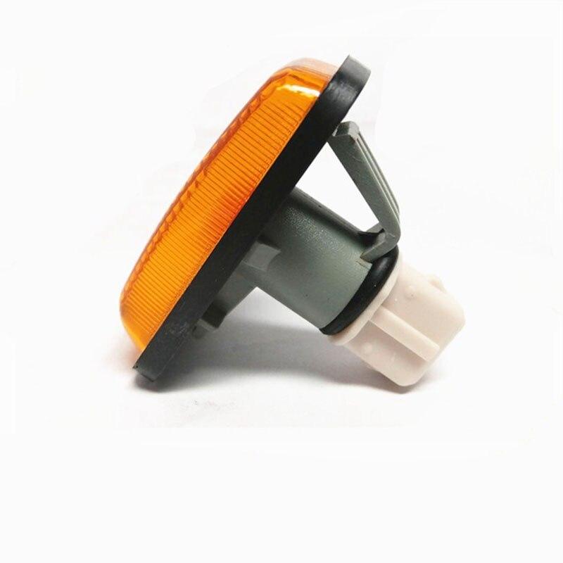 1/2pcs Side Lamps Auto Side Marker Indicator Repeater Amber Lights  Replace Car Accessories For Peugeot Citroen 106 306 406 806