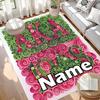 Custom Name Personalized Alpha Kappa Alpha Print Carpet, Versatile Home Decor Rug, for Playroom, Apartment, Balcony, Entryway, Hallway Gift