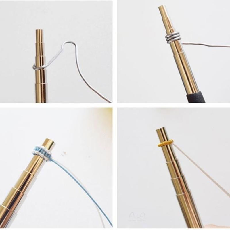 3Pcs Professional Jewelry Tool Aluminum Alloy Wire Winding Rods with Scale Markings For Jewelry Designers