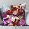 Nice Nature Anime Uuma Musume Pillow Case Fashion Square Pillowcase Bedroom Sofa Room Ins Decoration Leisure