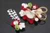 [SOUBIEN] (Soubien) Hair Ornament Set for Coming-of-Age Ceremony and Graduation: Tsumami-zaiku (traditional Japanese Fabric Flower Making) 2-piece