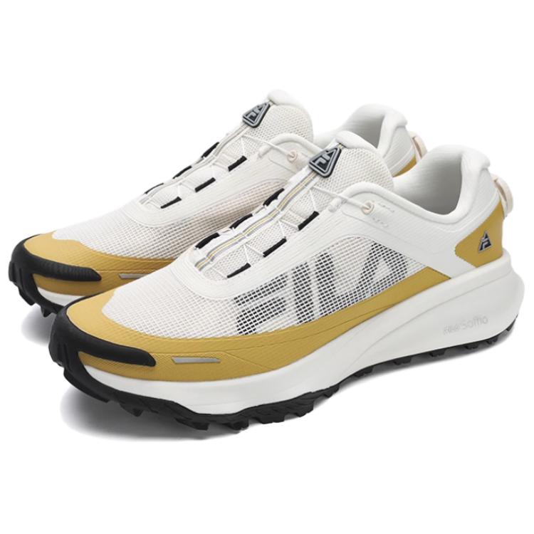 Fila Lynx Boa 3+ Comfortable Fashion Durable Low-Top Running Shoes Men Sneaker White Yellow A12M531203F-CS