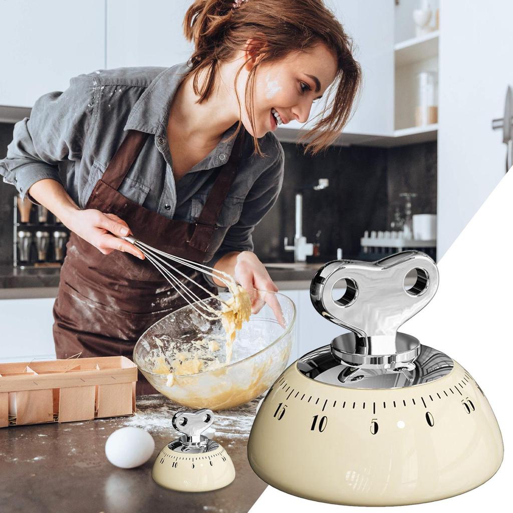 Kitchen Timer Manual Magnetic 60 Minutes Kitchen Timer Home Gadgets for BBQ Grilling Seniors Kids Home Workouts Professional