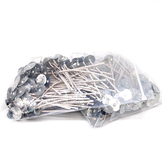 Wholesale HTP High Quality Eco Cotton Paper Interwoven Flameless Non-Toxic Candle Wicks Customizable Lengths for DIY Candle 6cm