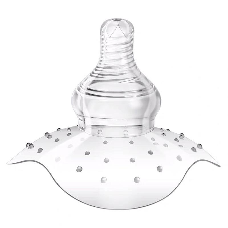 Silicone Anti-Bite Nipple Shields for Breastfeeding and Weaning - Soft Large Size