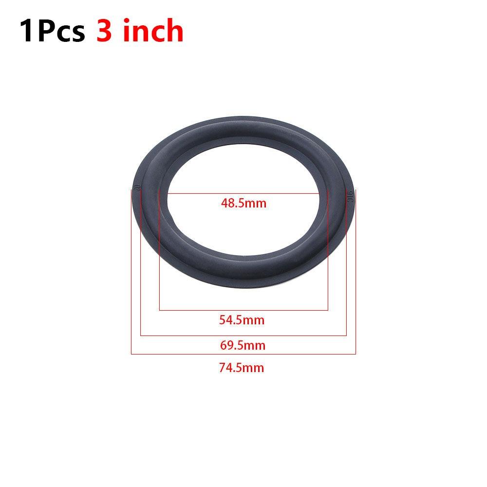 1Pcs Rubber Speaker Edge Repair Ring Suspensions Surround 3/4/5/6.5/7/8/10/12 Inch Subwoofer Repair Foam Folding