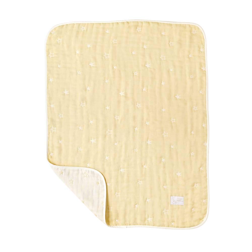10mois Fluffy Gauze Mini 90 X 70 Cm (6-Layer Gauze) Quilt, 100% Cotton, Ecru, Small,