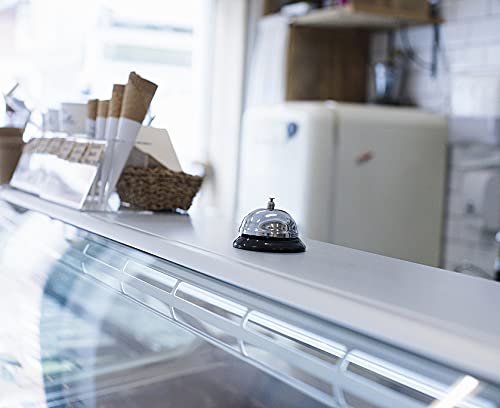 BQuel Desk Bell Doorbell Call Bell Counter Bell Reception Counter Restaurant Store Supplies Hotel Bell Chime Party Goods Event Supplies Porter's