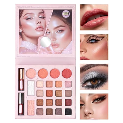 Eyeshadow Palette Makeup - 24 Colors Northmead Cosmetic Travel Use Daily Halloween Party Women Teen Eye