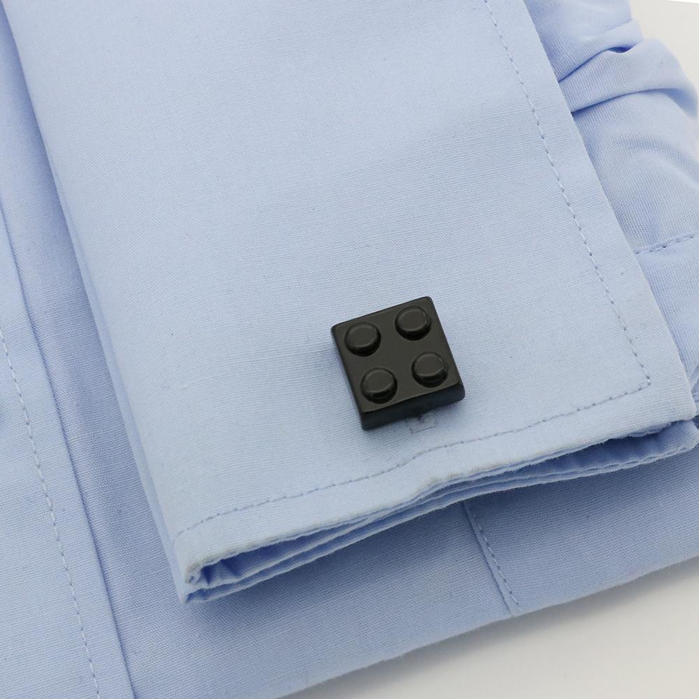 Gemelli Blocco Design Mattoncini Multicolore Blu Rosso Nero 9 Opzioni di Colore Rame Novità Gemelli Grossista Dettaglio