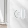 Versteckter Minimalistischer Weißer Runder Türgriff für Schlafzimmer