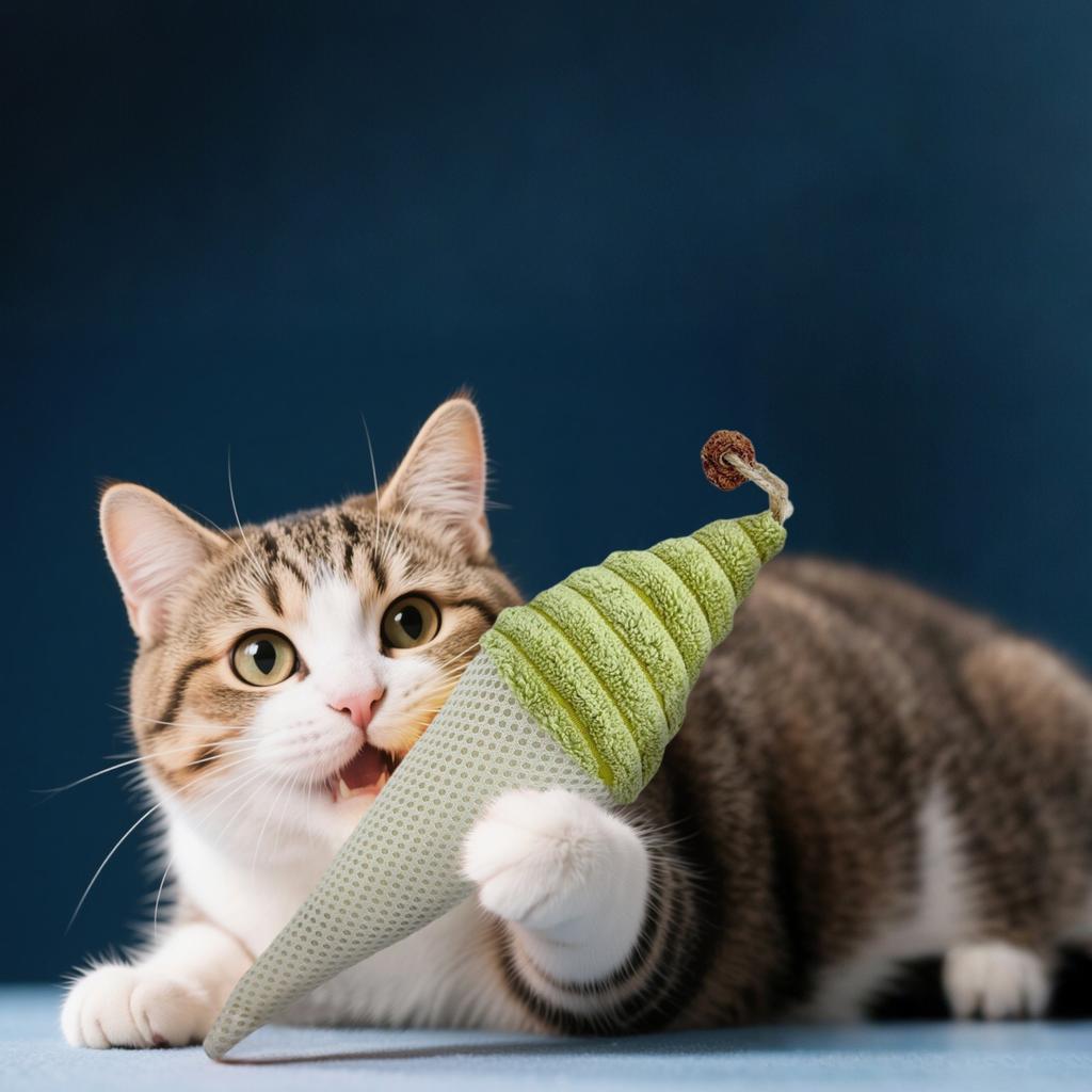 Catnip Toys For House Cats, Plush Swirls, Ice Cream Cones, Kittens, Interactive Toys, Chew Toys, Accessories, Stuffed Treats, Catnip