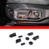 Carbon Fiber Color Front Seat Adjusment Button Cover Cap For Toyota Tundra