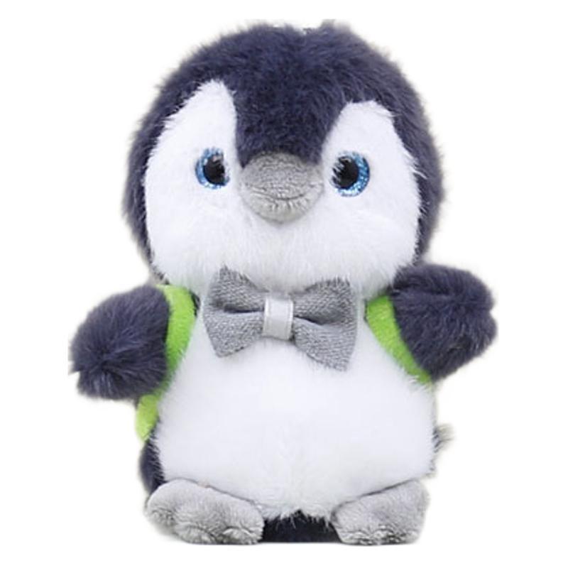 Cute Tie Bow Little Penguin Keychain Cartoon Girl Backpack Decorative Pendant