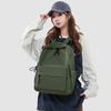 Solid Color Backpack Men's And Women's Large Capacity Travel Backpack Student Schoolbag