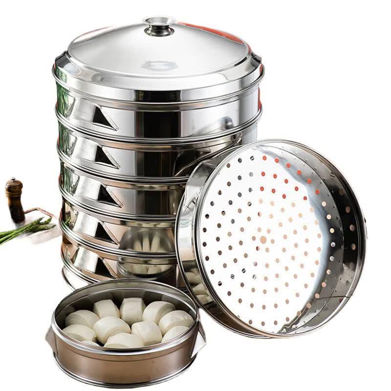 Ren Zhi Da Large Multi-layer Stainless Steel Steamer