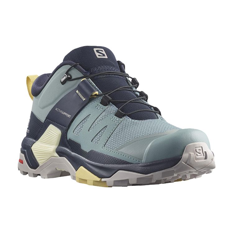 SALOMON X Ultra 4 Low Durable Outdoor Functional Shoes Women Shoes Blue 416228