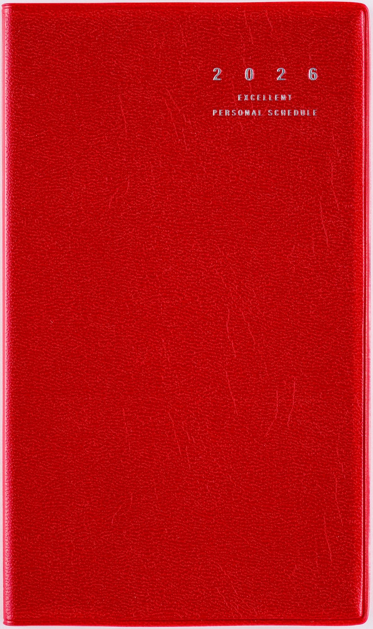

304 Liber Index 4 Notebook Takahashi Shoten 2026 Edition Classy Red Monthly Notebook Size