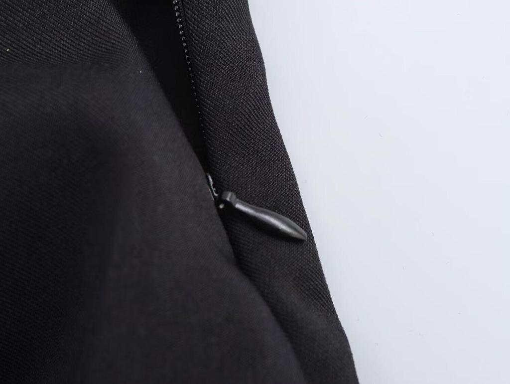 Spring 2025 Women's European & American Style Versatile Pleated Low-Waist Skirt