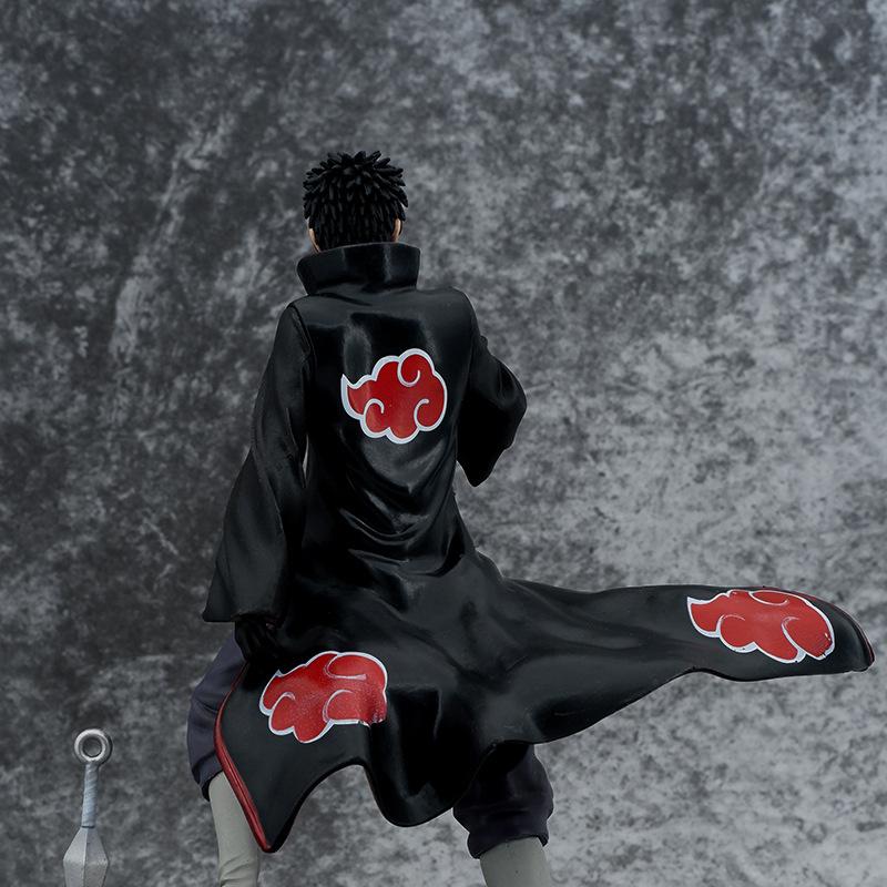 26cm Anime Akatsuki Uchiha Obito Tobi Battle Ver. GK PVC Action Figure Statue Collection Stand Model Kids Toys Doll Gifts
