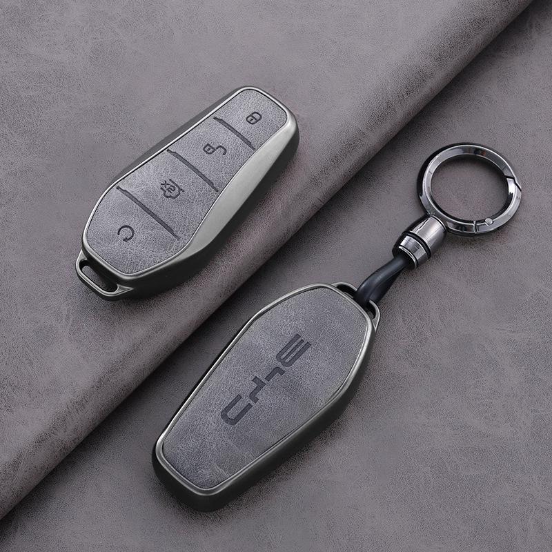 Compatible Key Case for BYD Models: Han, Qin Plus DMI, Song Pro, Dolphin, Yuan, Tang EV, Seal 06, Seagull 07, Destroyer.