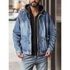 American Retro Short Patchwork Washed Denim Jacket Men's Spring and Autumn Export Men's Clothing Amekaji Tough Guy Jacket