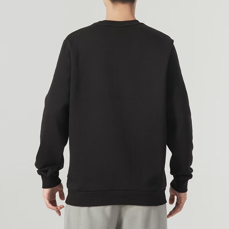 Puma Fleece Pullover Sweatshirt With Letter Print Unisex Sweatshirts 682722-01